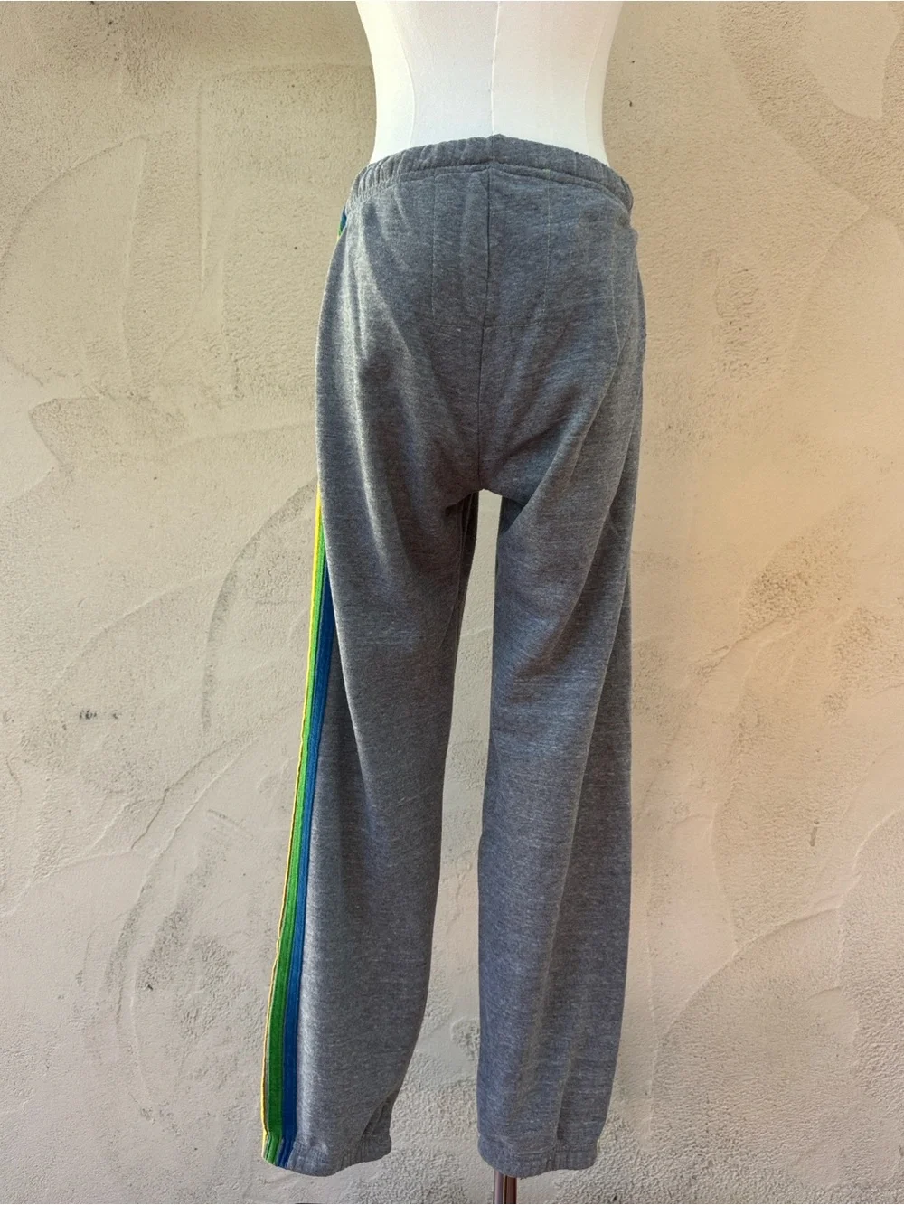 Aviator Nation 5-Stripe Sweatpants Heather Gray Size S - Picture 7 of 12